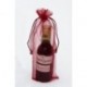 Bolsa Organza Vino/regalos Burdeos 10 x 26 (18cl)