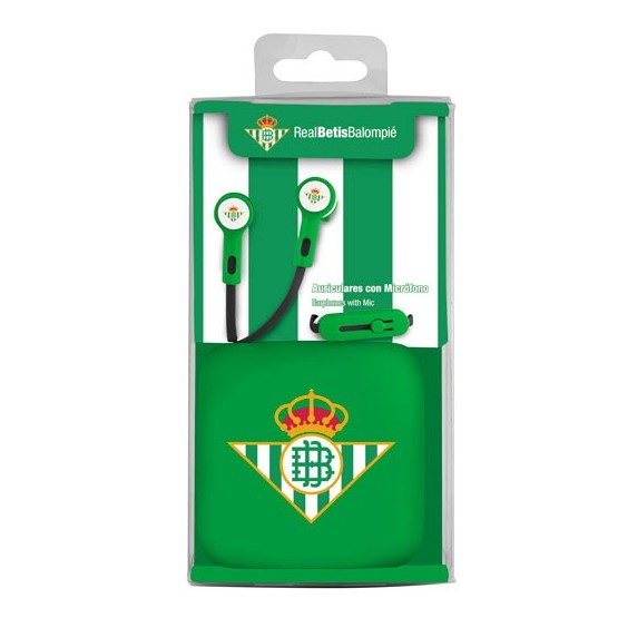 Auricular boton micro Real Betis B.