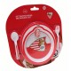 Set Plato Microondas con Cuchara y Tenedor Sevilla FC