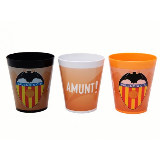 Set 3 Vasos Valencia CF