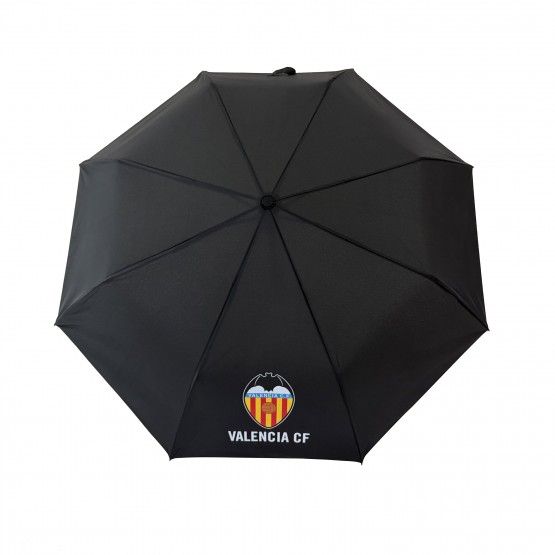 Paraguas Plegable Valencia CF – Oficial, Resistente al Viento y Compacto