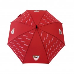 Paraguas Cadete Sevilla FC – Resistente al Viento y con Diseño Oficial Rojiblanco