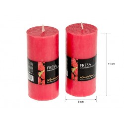 Vela perfumada tubo fresa 220gr. en expo de 6 uni. Mod. 040208